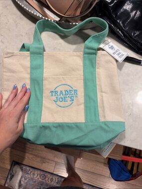 Trader Joe’s Pastel Mini Canvas Tote